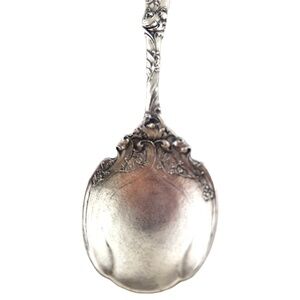 Gorham Sterling Silver Berry Serving Spoon 10" #158 #18702
